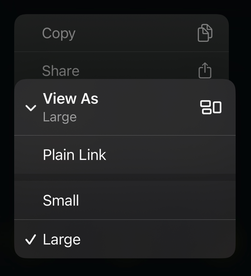 optionally: change size